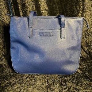 Vera Bradley Leather Shoulder Bag Blue